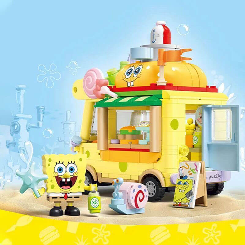 Sembo SpongeBob Ice Cream Burger Truck