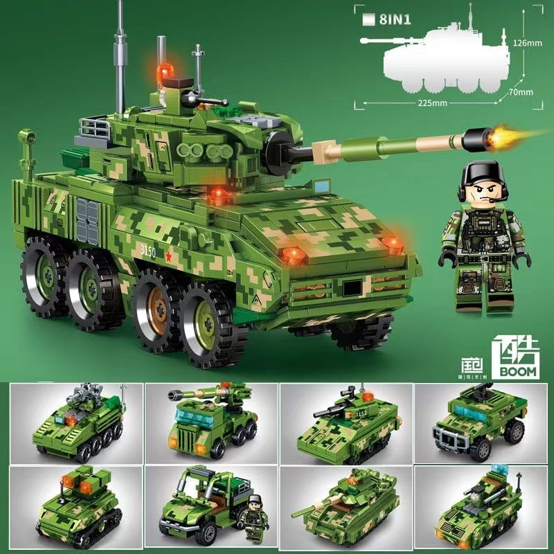 Sembo ZTL-11 Wheeled armored assault vehicle 8 in 1 sembo