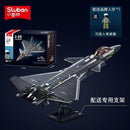 Sluban J-20 Stealth Fighter Metallic Painted Version Afobrick