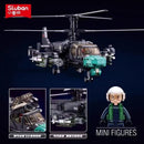 Sluban Military KA-52S  Armed Helicopter Afobrick