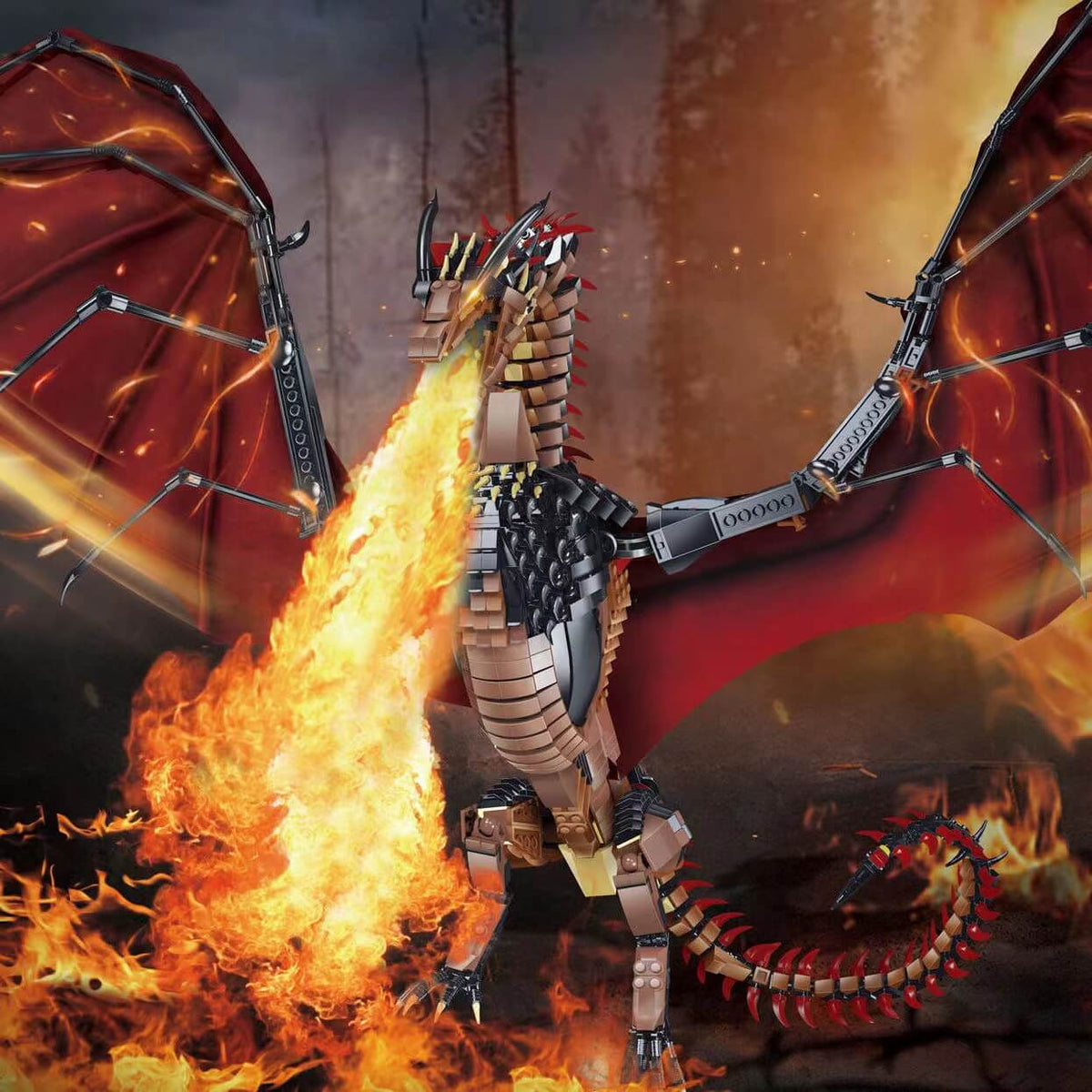 Super 18K Game of Thrones Drogon-Afobrick