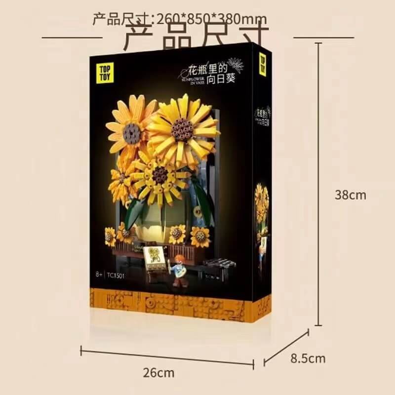 TOPTOY TC1501 Sunflower In Vase