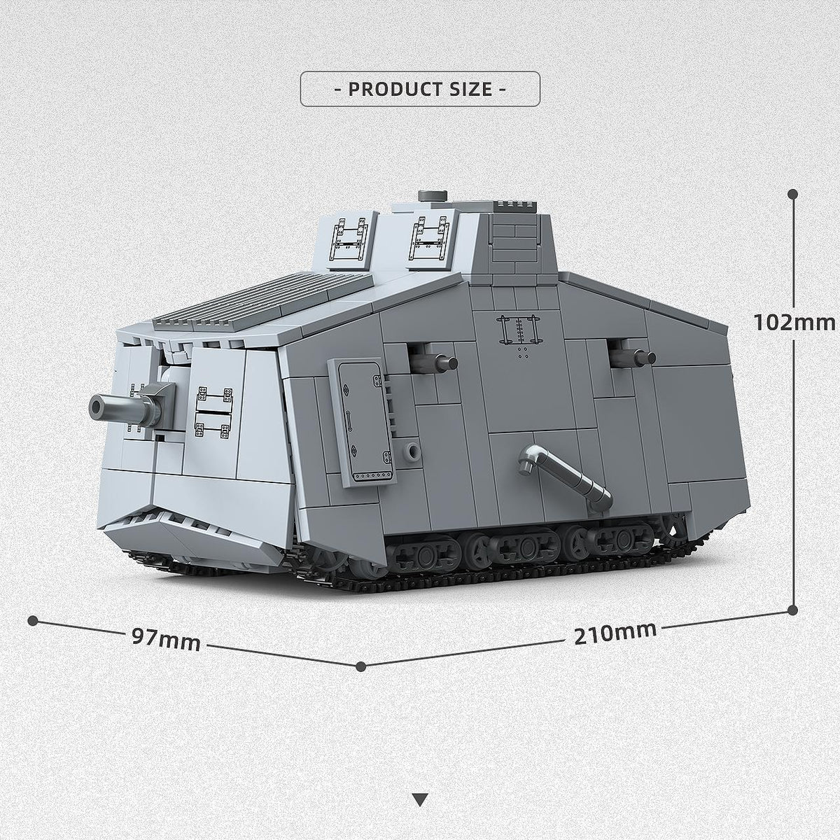 Third Party 300017 A7V Heavy Tank