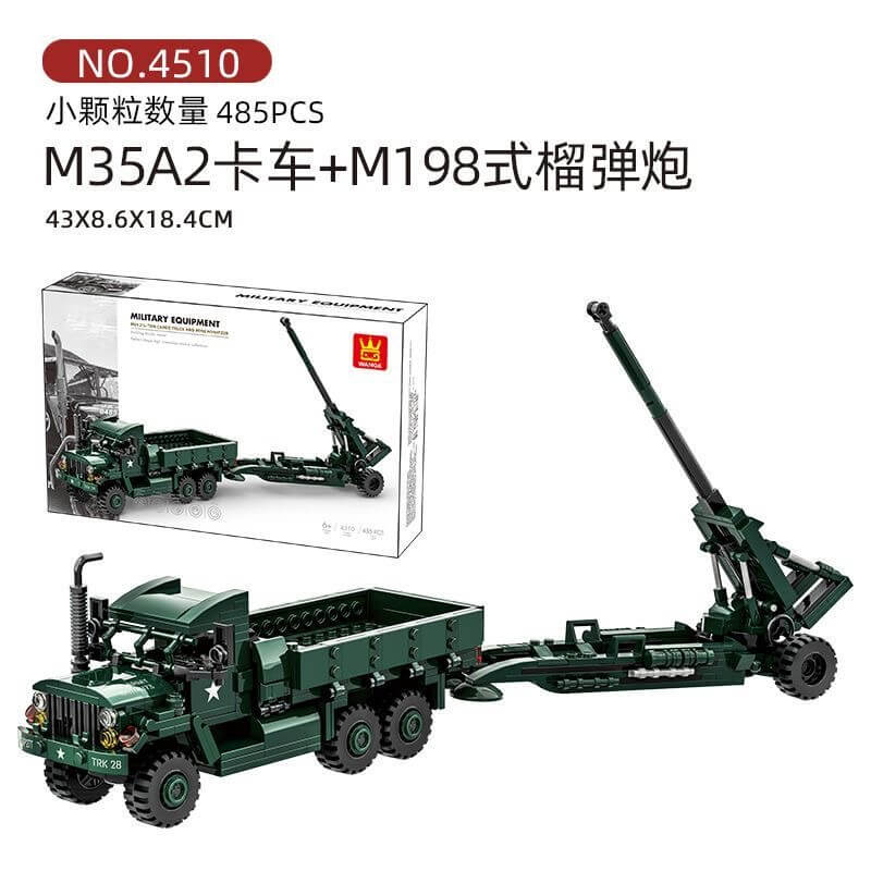 WANGE 4510 M35A2 Truck and M198 Howitzer