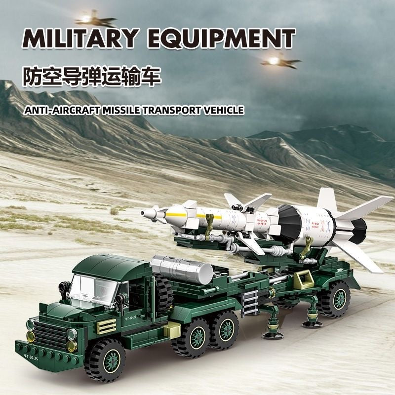 Wange 4512 Anti-aircraft missile transport vehicle-Afobrick