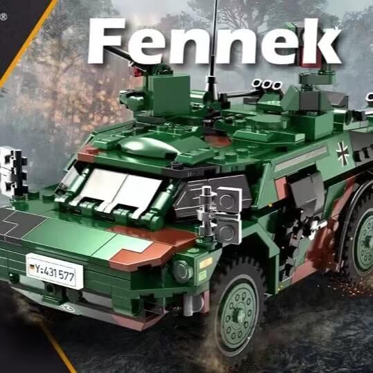 SEMBO 207122 M-ATV Anti-Mine Anti-Ambush All Terrain Vehicle-AFOBRICK