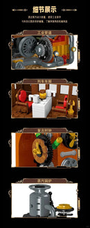 XMORK 028005 Steampunk Bookends