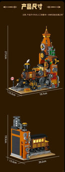 XMORK 028005 Steampunk Bookends