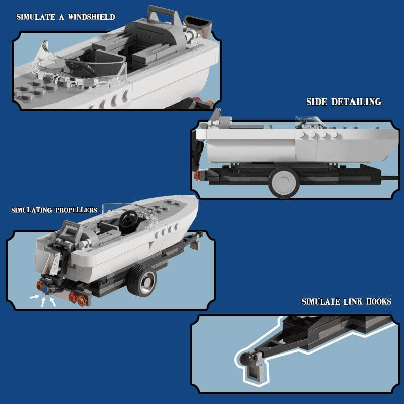 Xbert Speedboat trailer Lifting truck