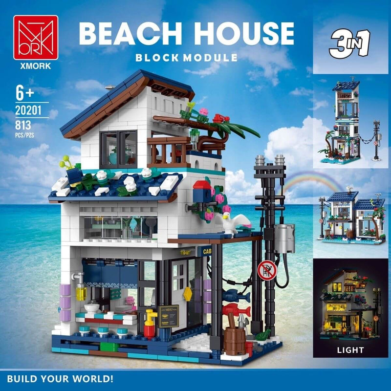 Xmork 020201 Beach House 3 IN 1