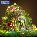 ZHEGAO 612002 Sprout Bear Sunshine Botanical Garden Mini Brick