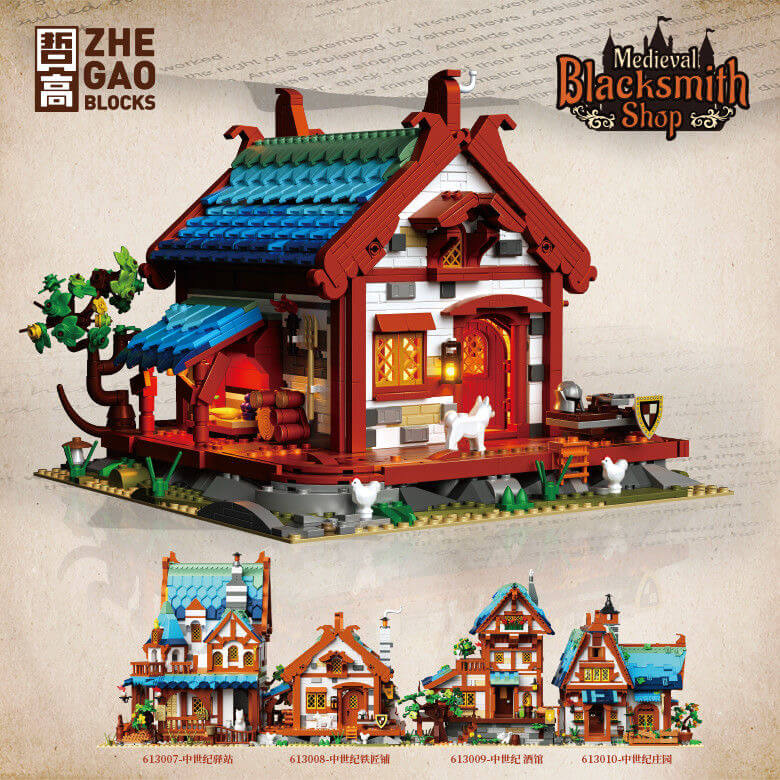 ZHEGAO Medieval Series Mini Brick