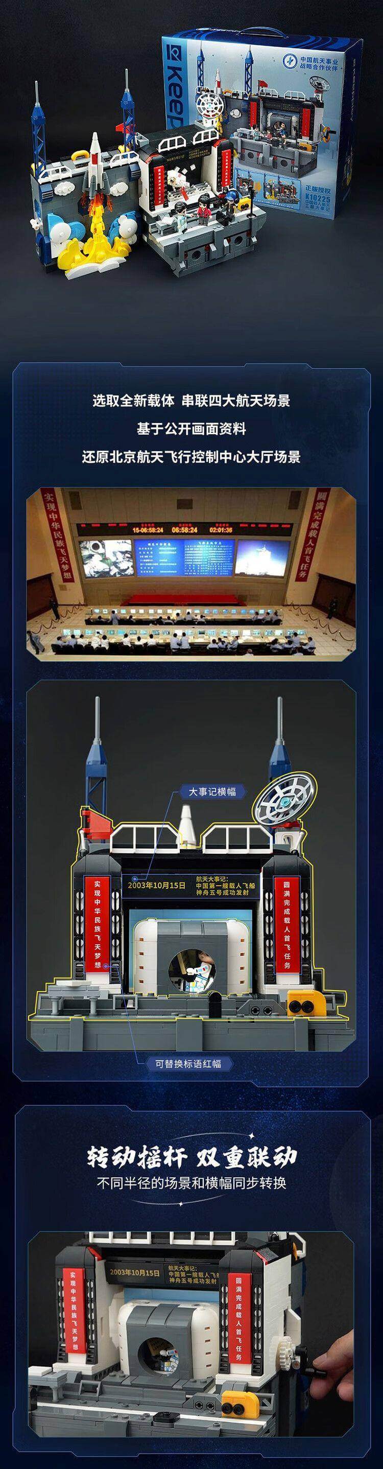 keeppley K10225 Major Events of China's Manned Spaceflight Project