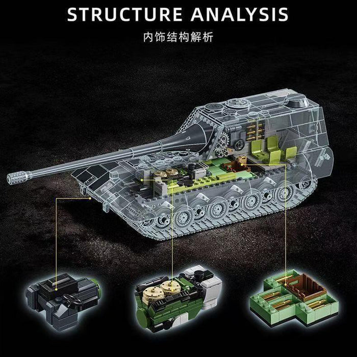 PANZERI 専用 1419pcs 12GO 97003 PZ KDENI.IV AUSF 1:12 – Joy Bricks