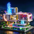 Lumibricks 17013 High-end Cyber-style Restaurant