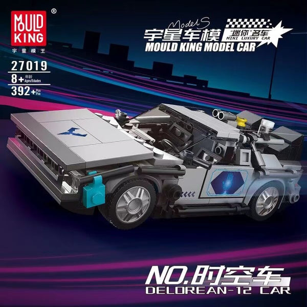 MOULD KING 27019 Model Car back to the future Mould King