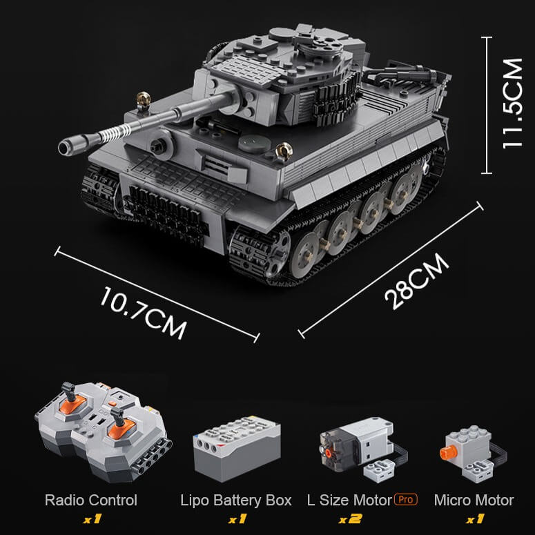 CaDA C61071 Tiger Tank 925pcs CADA