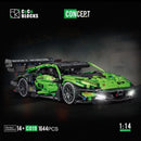 CACO BLOCK C019 Lamborghini green sports car 1:14 CACO