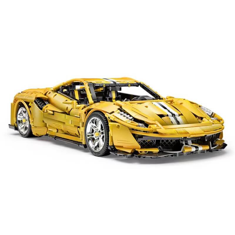 CADA C61057 Master yellow Ferrari 488 1:8 3229pcs CADA
