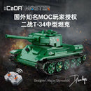 CaDA C61072 T-34 medium tank 722PCS CADA