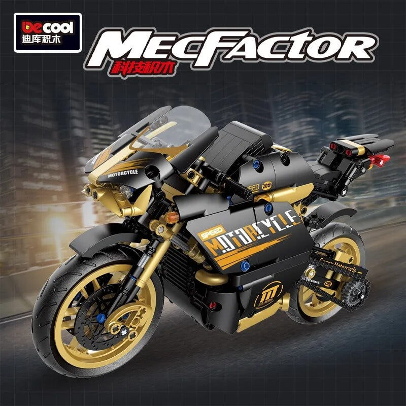 DECOOL 33011 MecFactor Speedway Cyclone Motorcycle DECOOL