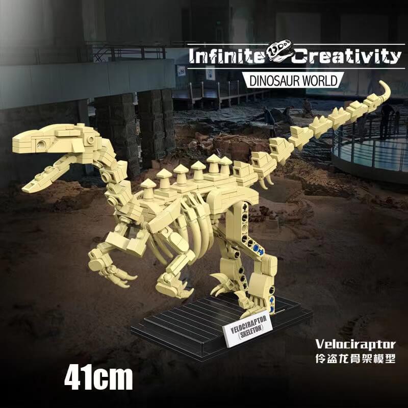DECOOL 81005 Velociraptor fossil model 358PCS DECOOL