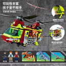 Forange BLOCK FC3722 Dinosaurs Alive Rescue Baryonyx 585pcs Forange