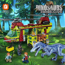 Forange BLOCK FC3722 Dinosaurs Alive Rescue Baryonyx 585pcs Forange