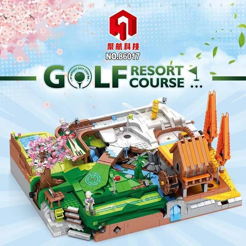 JUHANG 86017 Golf Resort Course 3022pcs JUHANG
