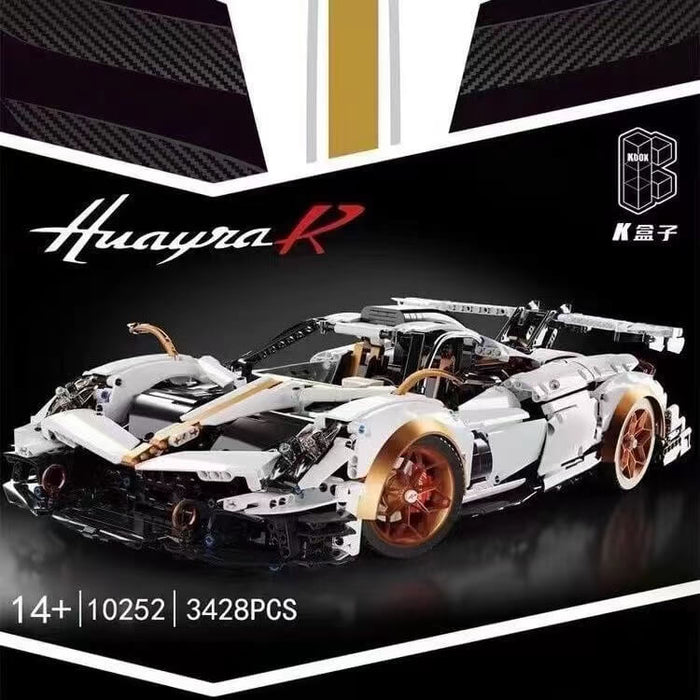 KBOX 10252 PAGANI Huayrar R white gold 3428pcs - Afobrick