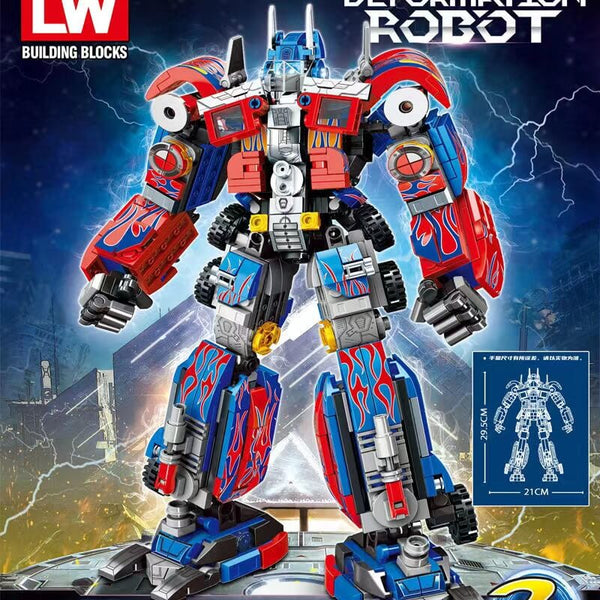 LW Bricks Deformable 2 in 1 Optimus Prime LW