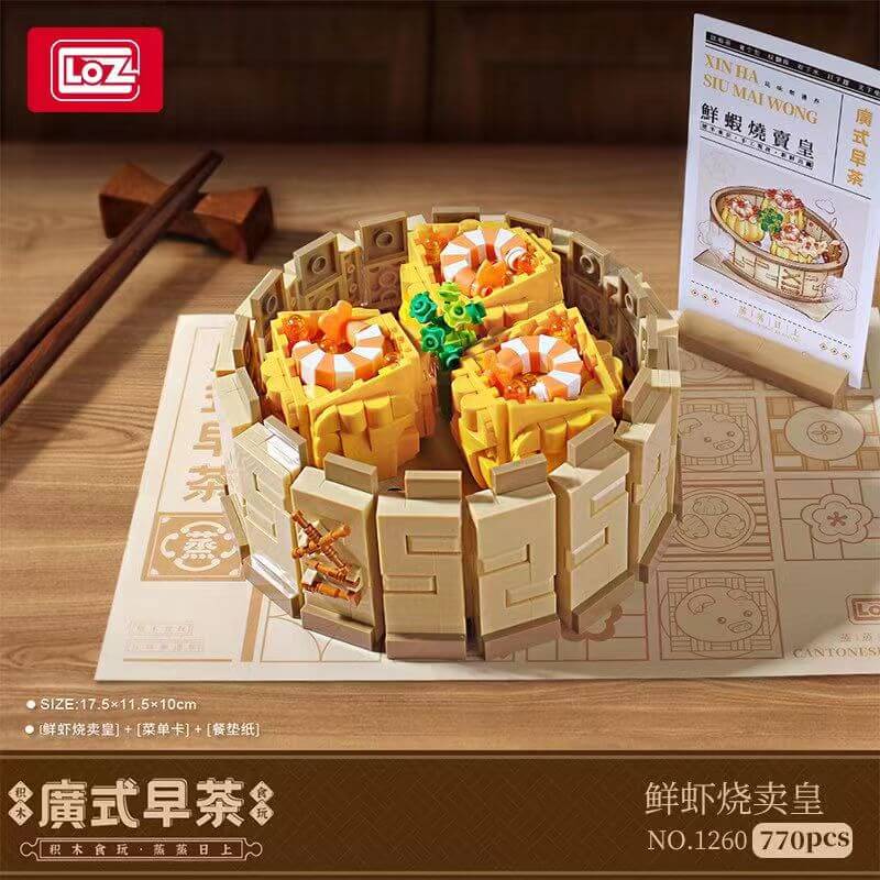 Loz Cantonese morning tea 6 in 1 Mini Brick LOZ