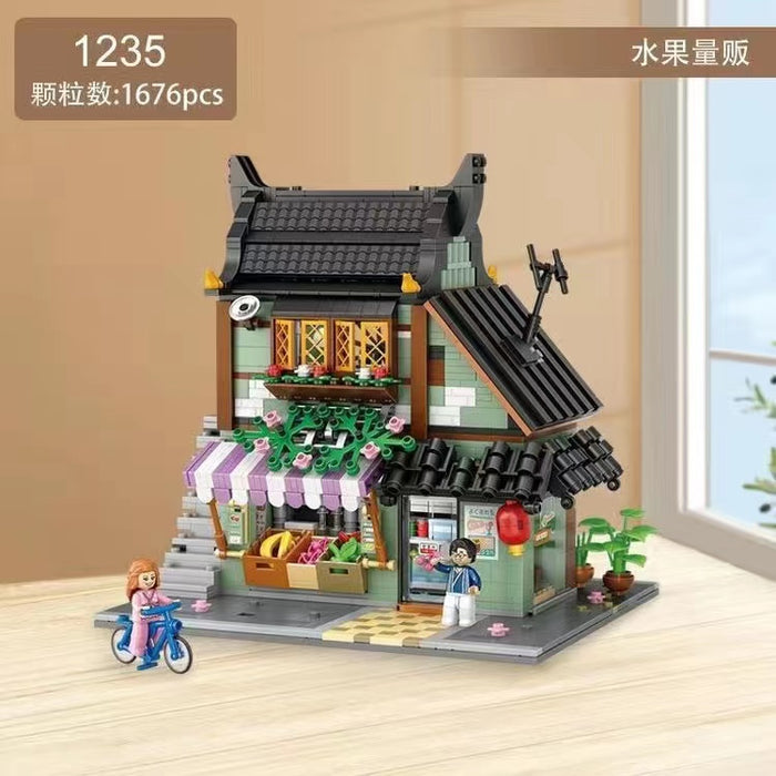 Loz Japanese Street View Mini Brick-Afobrick