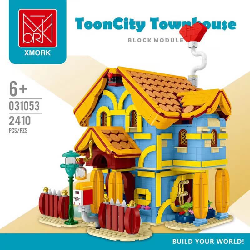MORK MODEL 031053 ToonCity Townhouse 2140pcs MORK MODEL