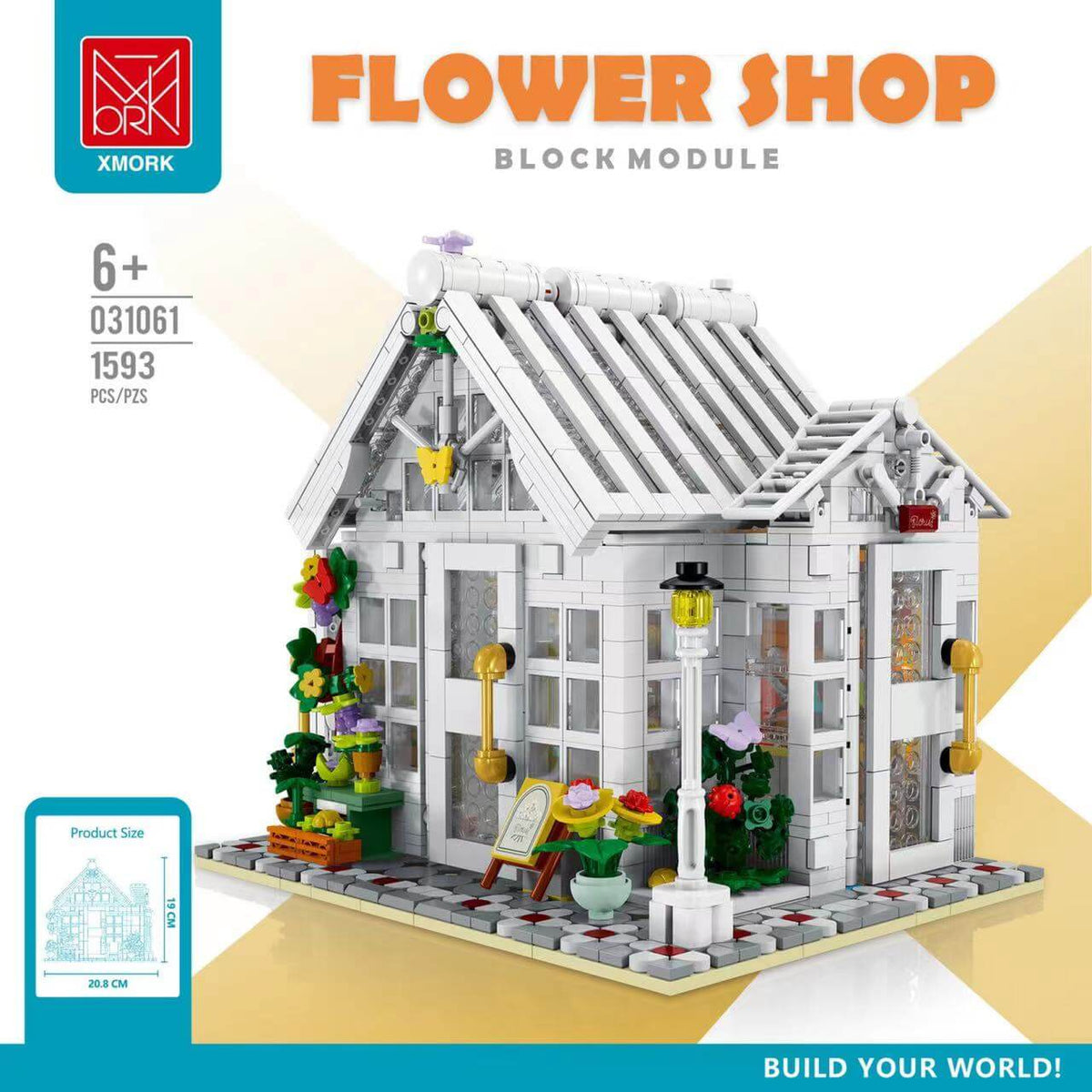 MORK MODEL 031061 Flower Shop-AFOBRICK