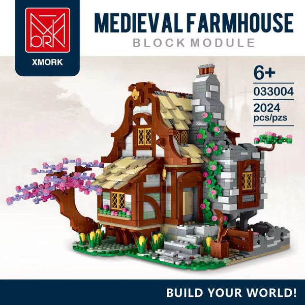 MORK MODEL 033004 Medieval Farmhouse 1891pcs MORK MODEL