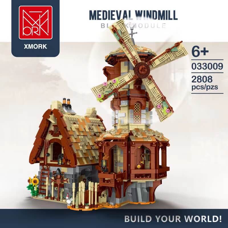 MORKMODEL 033009 Medieval Windmill 2808pcs MORK MODEL