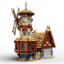 MORKMODEL 033009 Medieval Windmill 2808pcs MORK MODEL