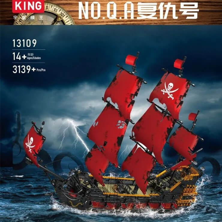 MOULD KING 13109 Pirate Ship Vengeance Mould King
