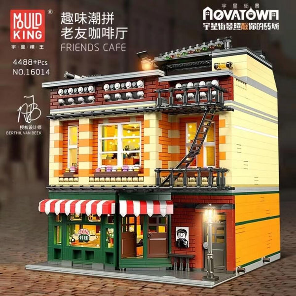MOULD KING 16014 Central Perk Big Bang Theory modular 4488pcs-AFOBRICK