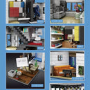 MOULD KING 16043 Novatown Art Gallery Showcase 3536pcs Mould King