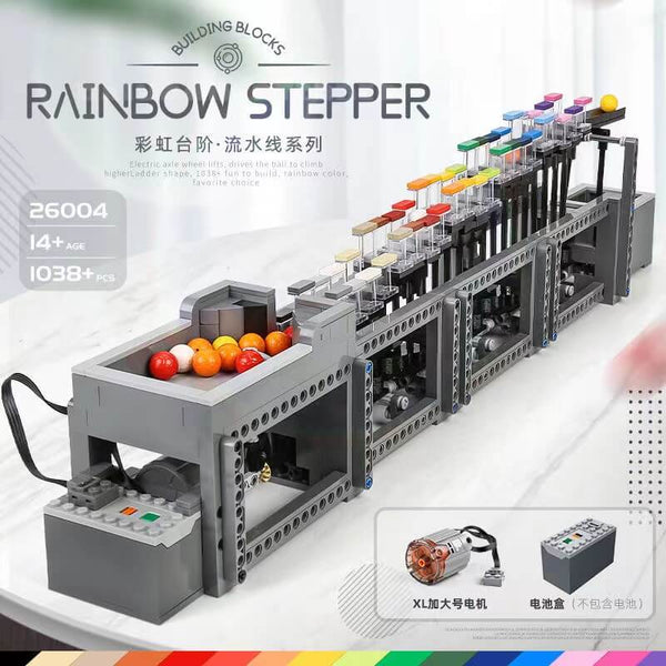 MOULD KING 26004 Rainbow Stepper RC 1083pcs Mould King