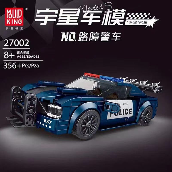 MOULD KING 27002 Model Car Roadblock Police Car Mould King