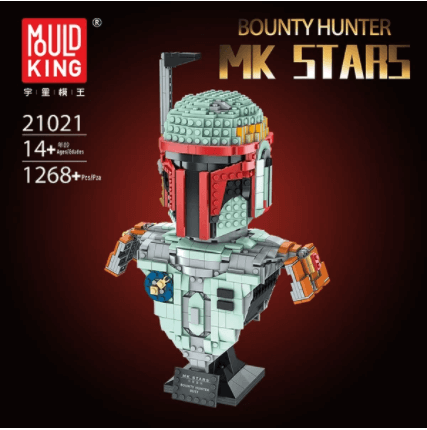MOULD KING 21021 Bounty Hunter Bust Mould King
