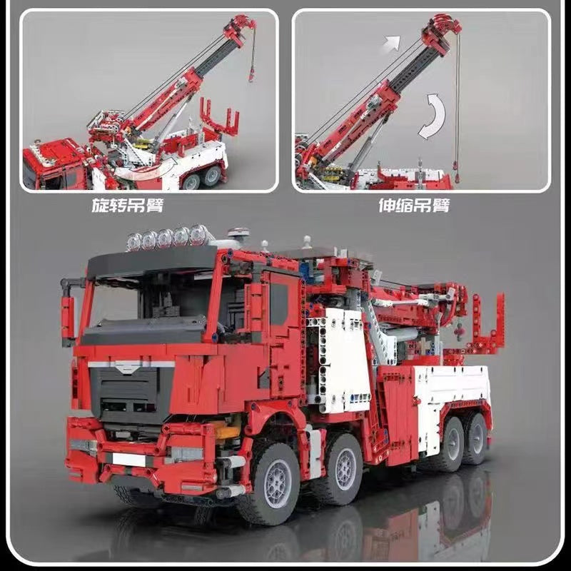 Mould King 17027 fire rescue vehicle Afobrick