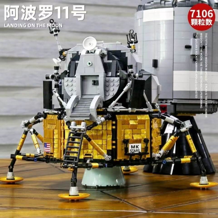 Mould King 21006 Apollo Spacecraft 7018pcs-AFOBRICK