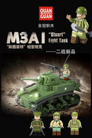QUANGUAN Military 100103 Stuart light tank QUANGUAN