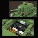 QUANGUAN Military 100239 KV-2 Heavy Tank QUANGUAN