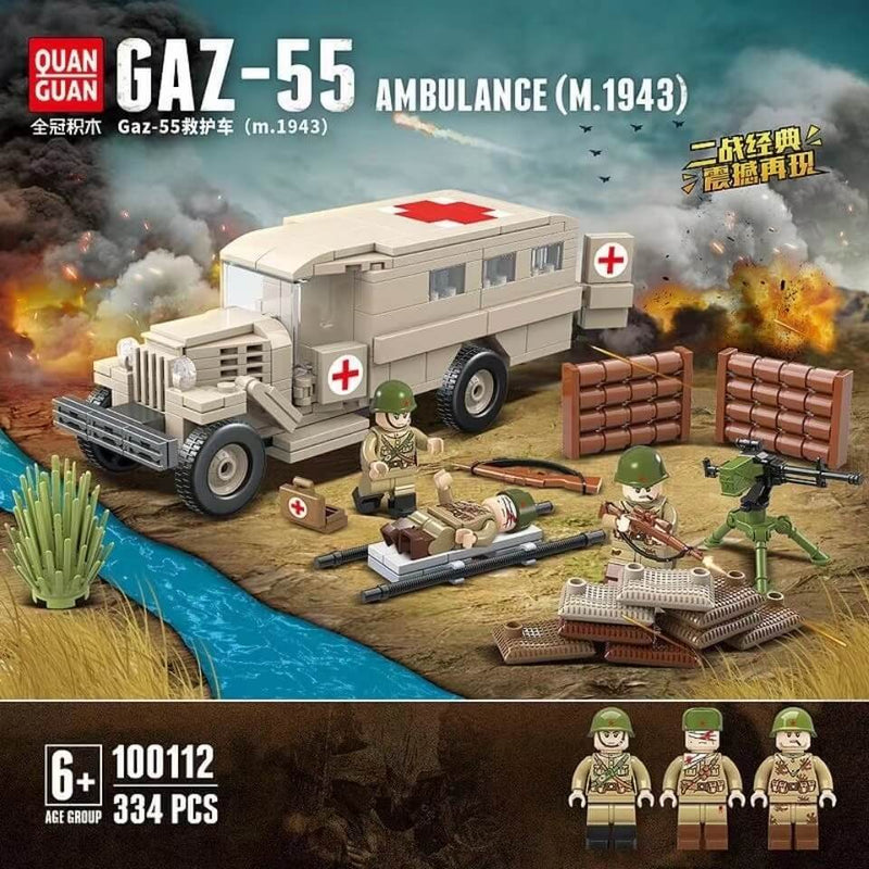 QUANGUAN Military GAZ-55 Ambulance QUANGUAN