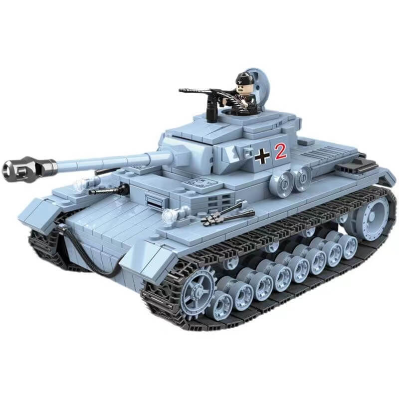 NVOSIYU Char Militaire - Tiger Tank Jeu de Construction avec 2